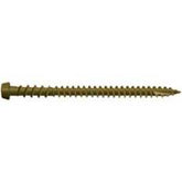 Camo 0349154 Deck Screw, #10 Thread, 2-1/2 in L, Star Drive, Type 99 Double-Slash Point, Carbon Steel, ProTech-Coated